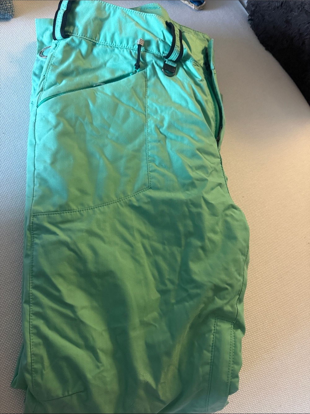 Women's Ski Snow Pants in Mint Green